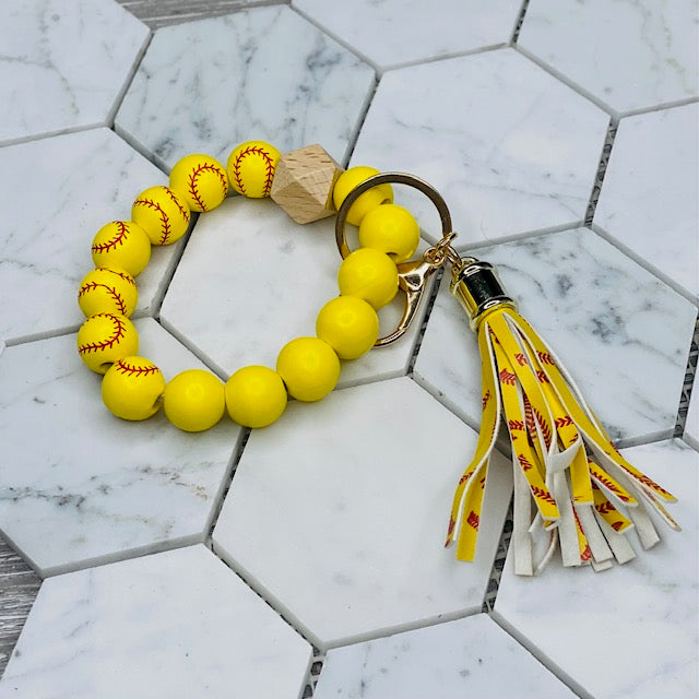 Sports Wristlet Keychain
