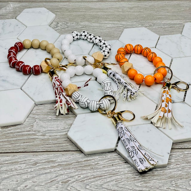 Sports Wristlet Keychain
