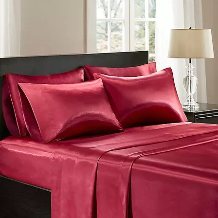 Burgundy Pillowcase