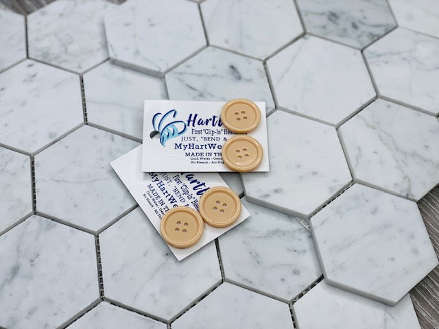 Cream Buttons
